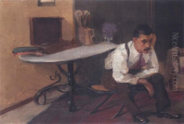 The Artist In His Studio - view 1
