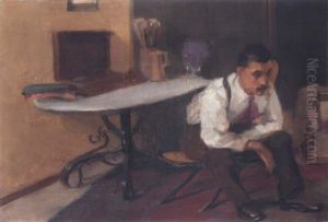 The Artist In His Studio by Nicolas Lytras