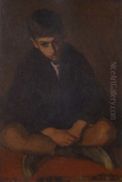 Seated Boy - view 1