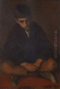 Seated Boy by Nicolas Lytras