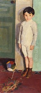 Portrait Of The Young K.m. by Nicolas Lytras