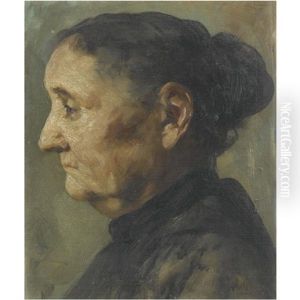 Woman In Profile by Nikiforos Lytras