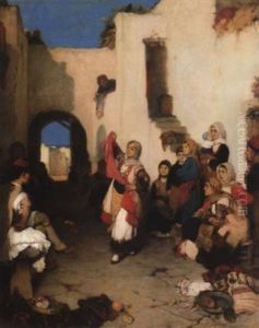 A Festival In Megara by Nikiforos Lytras