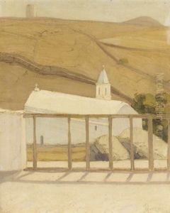 A Church On Tinos by Pericles Lytras