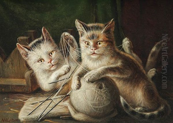 Kittens At Play - view 1