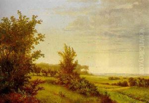 Dansk Sommerlandskab by Niels Aagaard Lytzen
