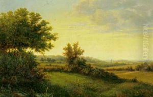 Vid Udsigt Over Sjaellandsk Landskab by Niels Aagaard Lytzen