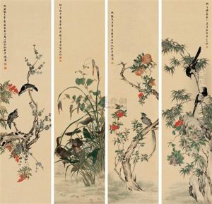 Flower And Bird (4 Works) Flower And Bird (4 Works)