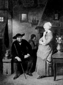 Gesprach In Der Wirtsstube by Johann Maar