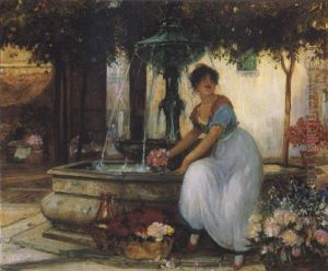 Vendedora De Flores En Sevilla by Robert Walker Macbeth