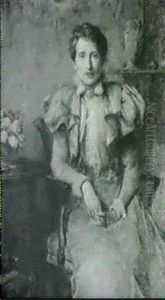 Portrait Of Mrs. Evered, Nee Ormerod by Robert Walker Macbeth