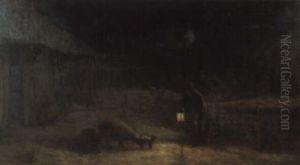 A Shepherd's Care by Henry Macbeth-Raeburn