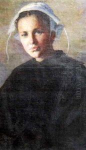 Portrait De Therese Bonnaire Nee Melo, A L'age De Quatorze Ans by Katherine MacCausland