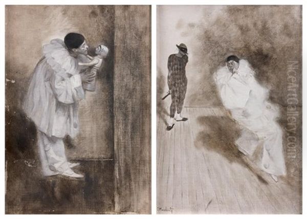 Le Supreme Effort Pierrot Est Pere (pair) - view 1