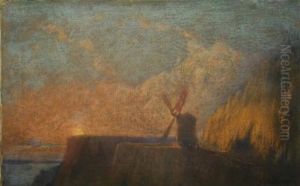 Paesaggio Bretone by Serafino Macchiati