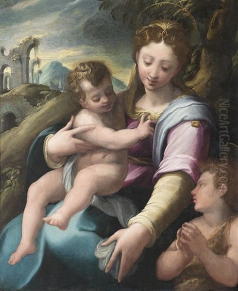 Madonna Mit Kind Und Dem Johannesknaben - view 1