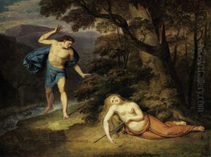 Cephalus Und Procris by Alexander Macco
