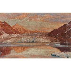 Mitternachtssonne In Spitzbergen (magdalenenbai)