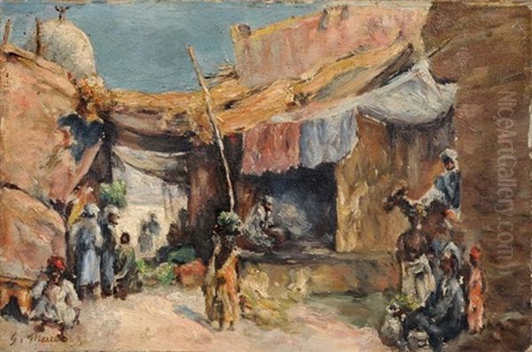 Belebte Strasenszene In Einer Orientalischen Stadt - view 1