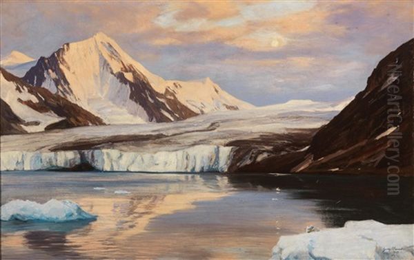 Polar Night, View Of Magdalene Bay, Spitzbergen - view 1