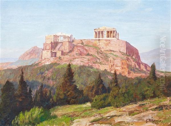 Die Akropolis Von Athen - view 1