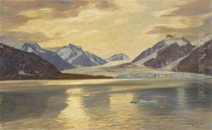 Gletscher Auf Spitzbergen by Georg Macco