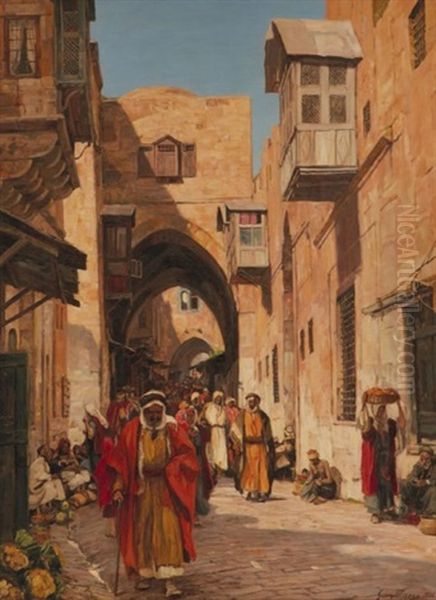 Rue Animee Au Caire Lively Street In Cairo - view 1