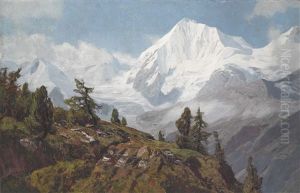 Gebirgslandschaft Mit Ortler