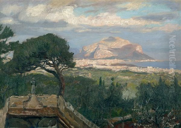 Ansicht Von Palermo Mit Dem Monte Pellegrino - view 1