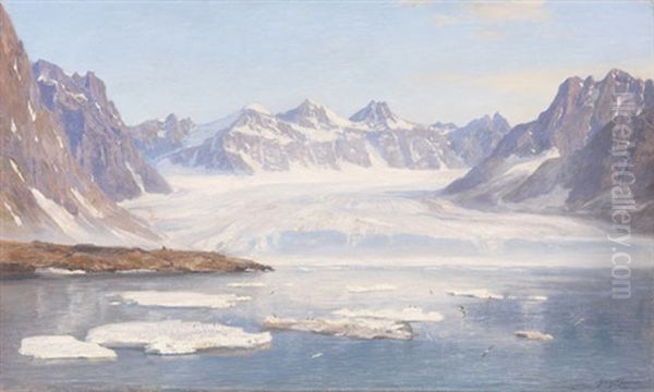 Ansicht Eines Gletschers (spitzbergen) - view 1