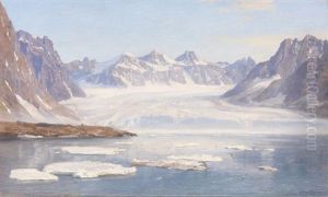 Ansicht Eines Gletschers (spitzbergen)
