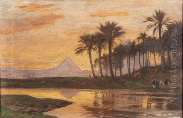 Abend An Den Pyramiden - Cairo - view 1