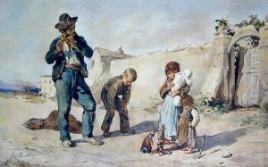 Children Entertained By Puppets
