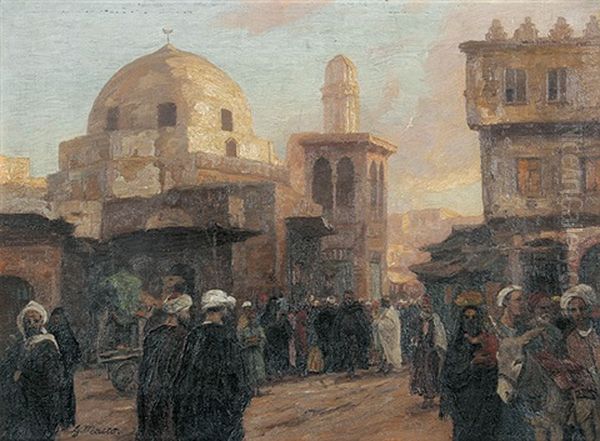 Strase Im Bazarviertel Von Kairo - view 1