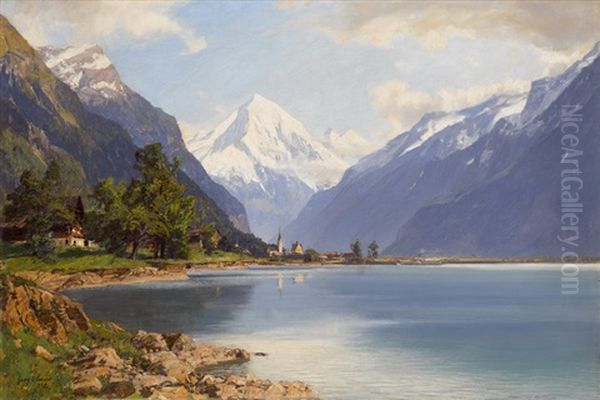Urnersee Und Fluelen Mit Bristenstock - view 1