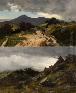 Eifellandschaften Mit Personenstaffage (+ Another; 2 Works) Eifellandschaften Mit Personenstaffage (+ Another; 2 Works)