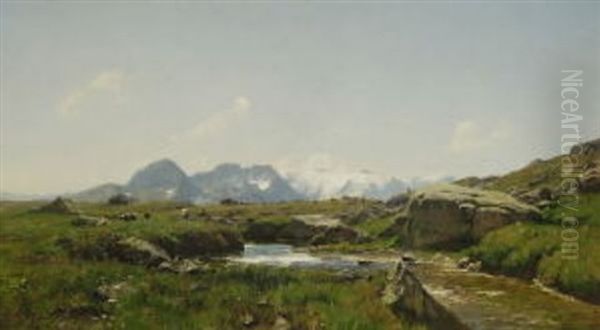 Alm Im Hochgebirge - view 1