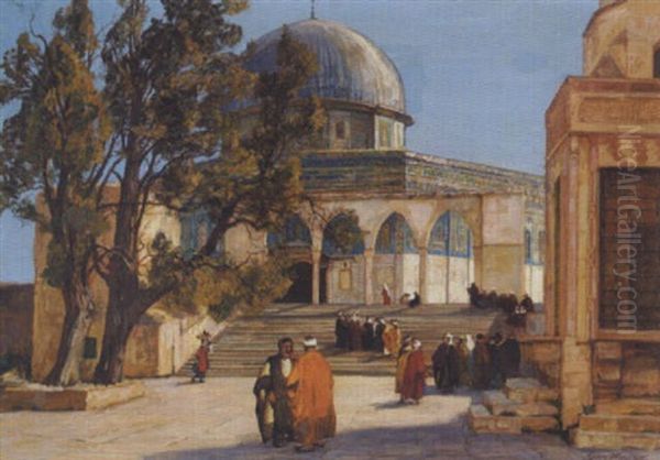 Parti Fra Jerusalem Med Udsigt Mod Omar-moskeen - view 1