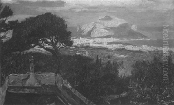 Ansicht Von Palermo Mit Dem Monte Pellegrino - view 1