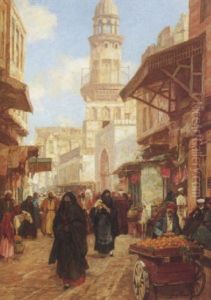 Marche Au Pied Du Minaret, Le Caire