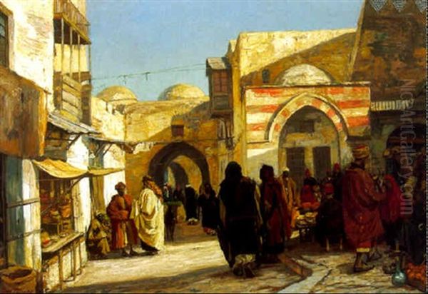 Scene De Marche A Jerusalem - view 1