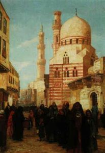 The Ibraham Agka Mosque, Cairo by Georg Macco