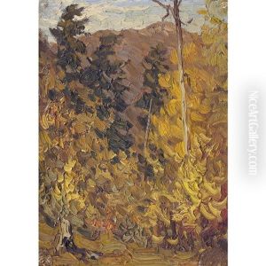 View Through The Trees, Autumn by James Edward Hervey MacDonald