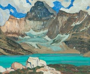 Lake Mcarthur, Lake O'hara Camp (+ Landscape Sketch, Verso) by James Edward Hervey MacDonald