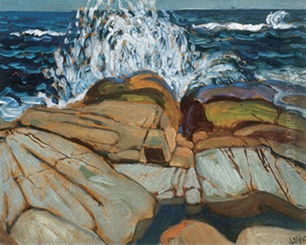 Breaking Wave, Nova Scotia - view 1
