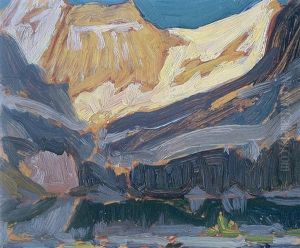 Lake O'hara With Cathedral Mt., 8 Miles Up The Trail by James Edward Hervey MacDonald