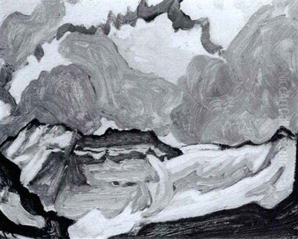 Clouds, Mt. Lefroy (lake O'hara) - view 1