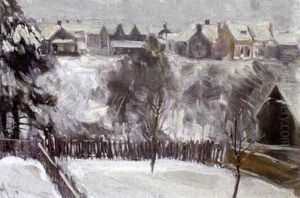 Back Yard, West Toronto by James Edward Hervey MacDonald