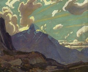 Mount Owen, From Lake Mcarthur (afternoon Light) by James Edward Hervey MacDonald