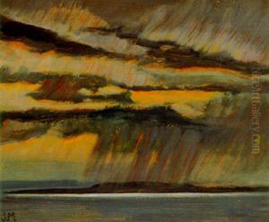 Storm Over Sunset, Giant's Tomb Island by James Edward Hervey MacDonald